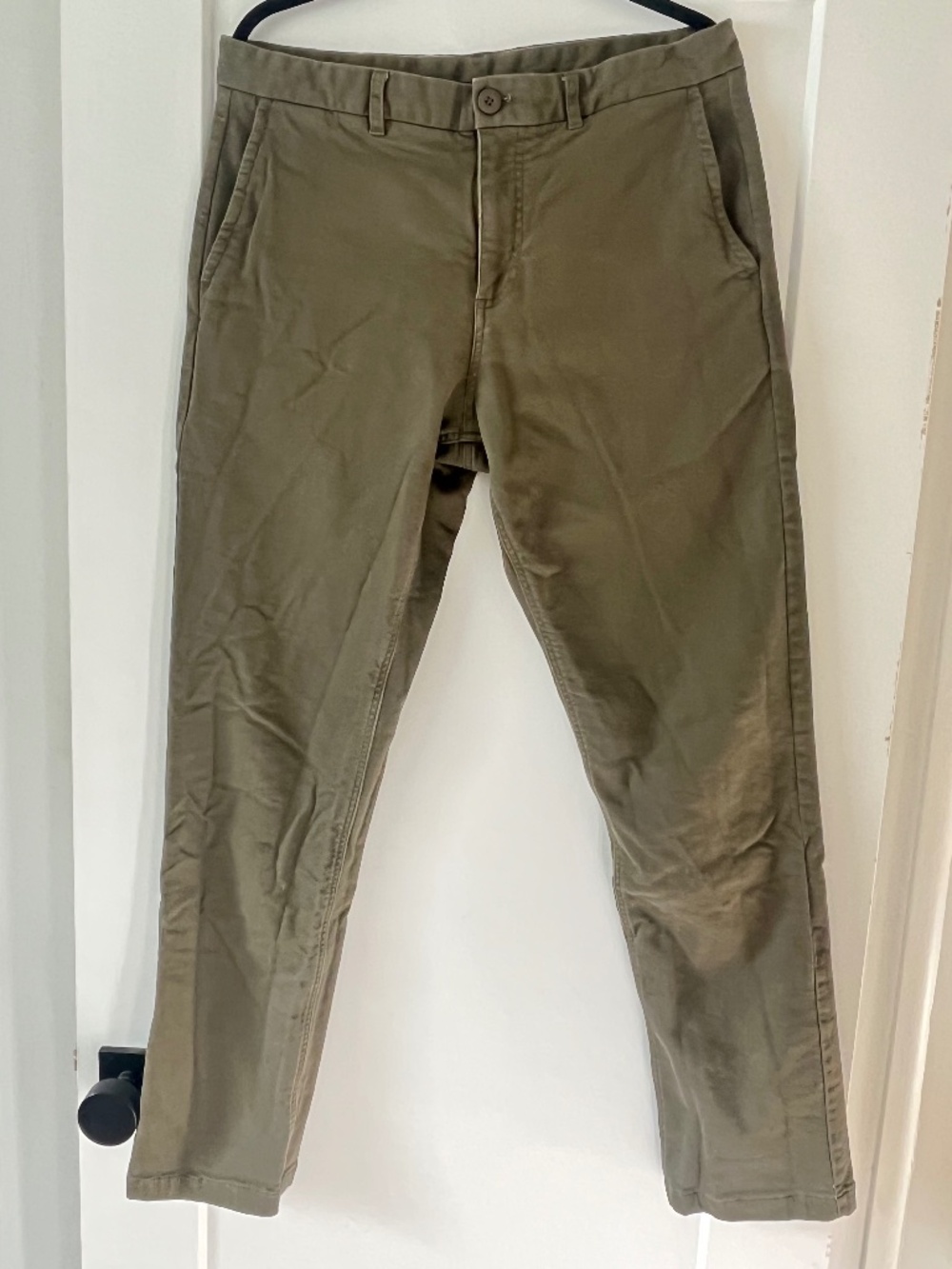 Roots Men’s Chino Pants Olive Green 34